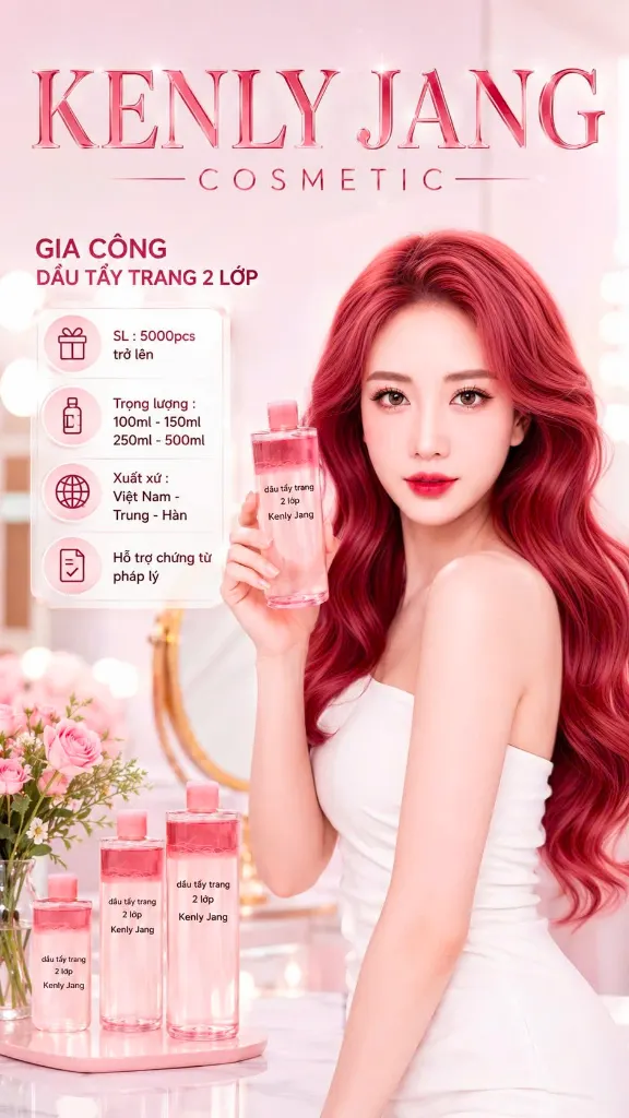 Gia Công Dầu Tẩy Trang 2 Lớp