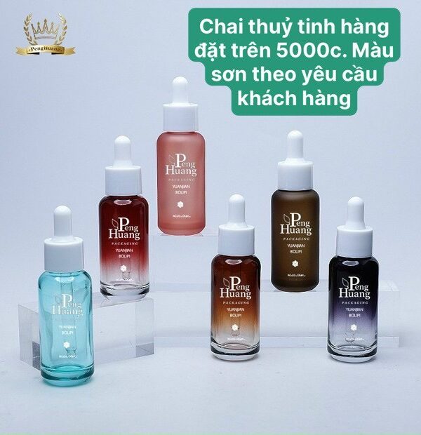 Chai serum sắc màu Gradient
