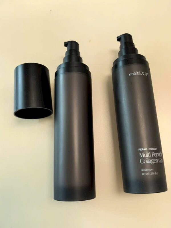 Chai serum/lotion đen mờ