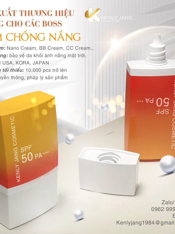 Tuýt kem chống nắng cam